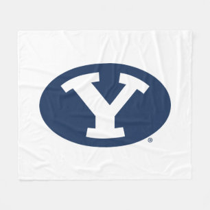 Brigham Young University Y Logo Fleece Blanket