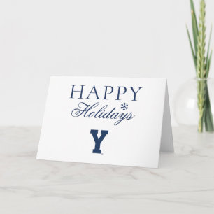 Brigham Young University Y Logo Holiday Card