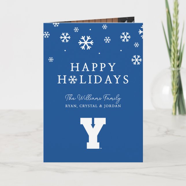 Brigham Young University | Y Logo Holiday Card (Front)