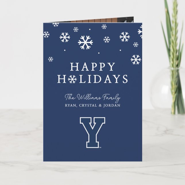 Brigham Young University | Y Logo Holiday Card (Front)