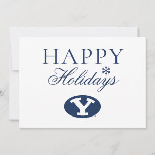 Brigham Young University Y Logo Holiday Card