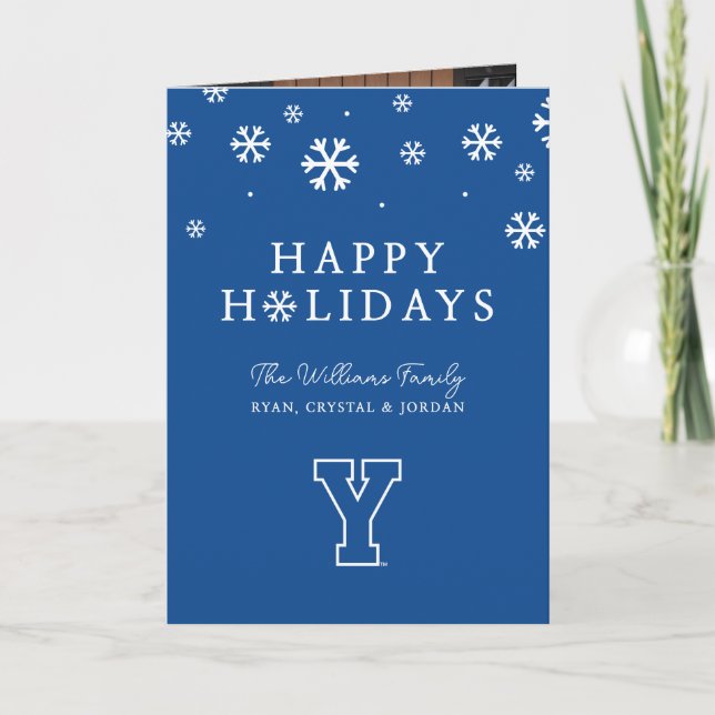 Brigham Young University | Y Logo Holiday Card (Front)