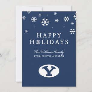Brigham Young University Y Logo Holiday Card