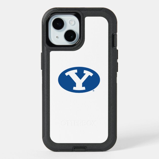 Brigham Young University Y Logo iPhone 15 Case (Back)