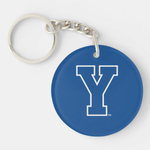Brigham Young University Y Logo Keychain