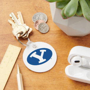 Brigham Young University Y Logo Keychain
