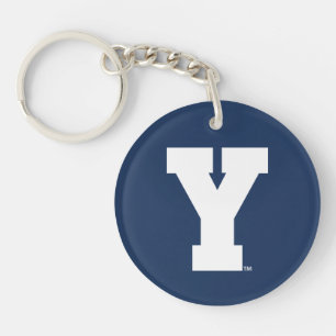 Brigham Young University Y Logo Keychain