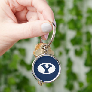 Brigham Young University Y Logo Keychain