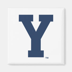 Brigham Young University   Y Logo Magnet