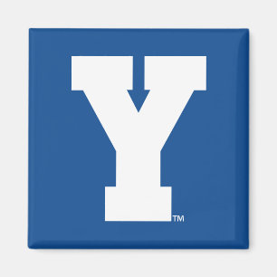 Brigham Young University   Y Logo Magnet
