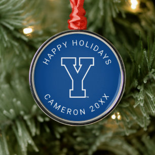 Brigham Young University Y Logo Metal Ornament