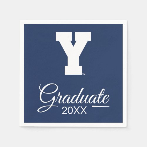 Brigham Young University  Y Logo Napkins