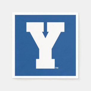 Brigham Young University Y Logo Napkins