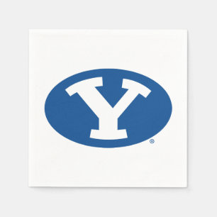Brigham Young University Y Logo Napkins