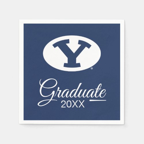 Brigham Young University Y Logo Napkins