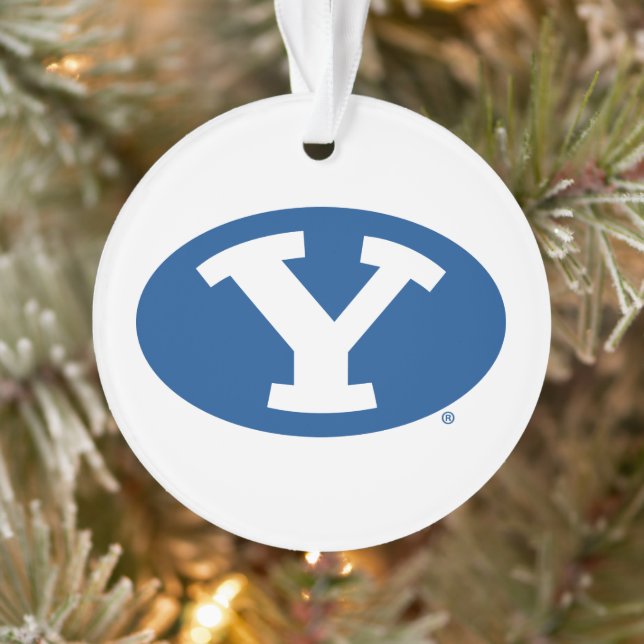 Brigham Young University Y Logo Ornament (Tree)