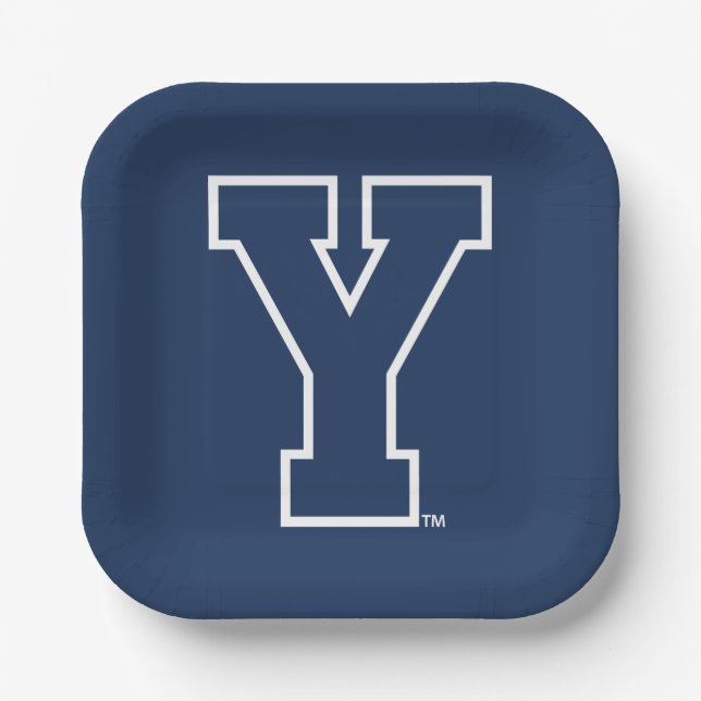 Brigham Young University | Y Logo Paper Plates (Front)