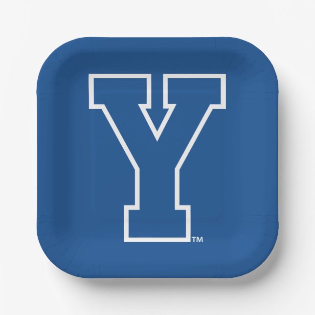 Brigham Young University | Y Logo Paper Plates (Front)