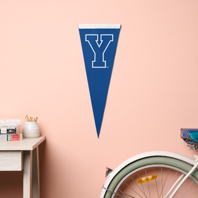 Brigham Young University | Y Logo Pennant Flag (Front)
