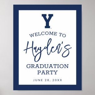 Brigham Young University Y Logo Poster