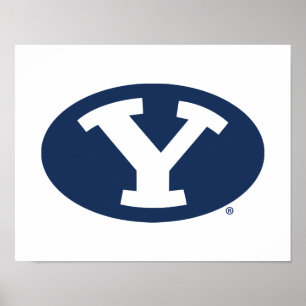 Brigham Young University Y Logo Poster