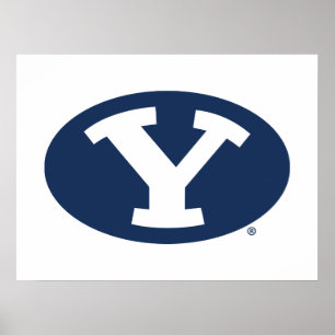Brigham Young University Y Logo Poster