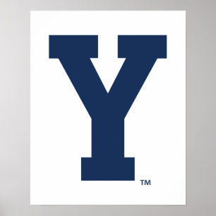 Brigham Young University Y Logo Poster