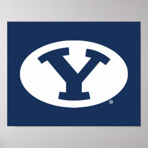 Brigham Young University Y Logo Poster