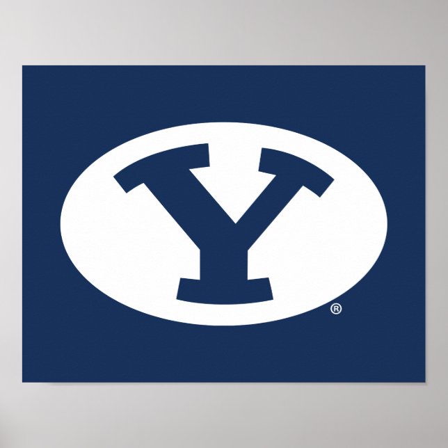 Brigham Young University Y Logo Poster (Front)