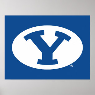 Brigham Young University Y Logo Poster