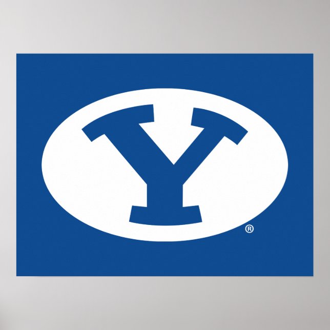 Brigham Young University Y Logo Poster (Front)