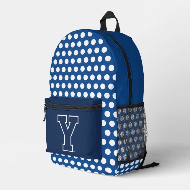Brigham Young University | Y Logo Printed Backpack (Back Corner Right)
