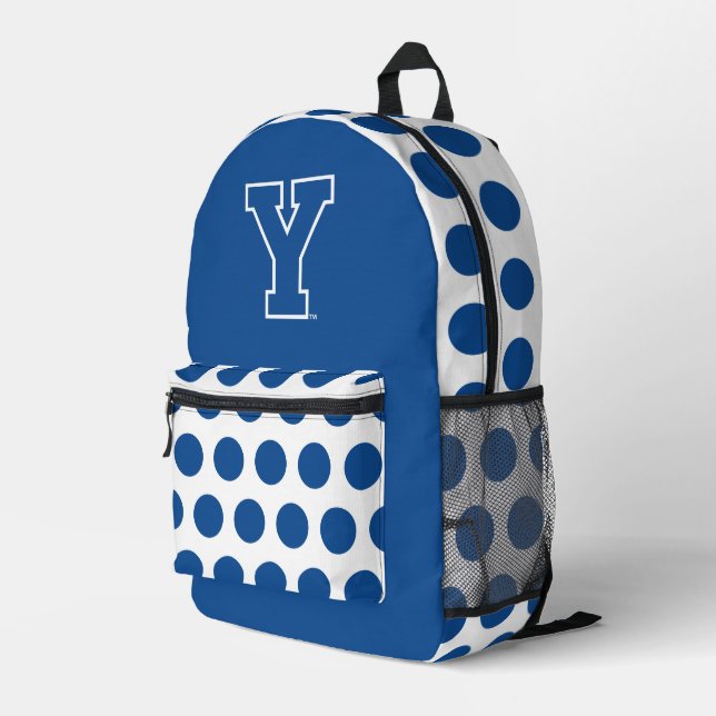 Brigham Young University | Y Logo Printed Backpack (Back Corner Right)