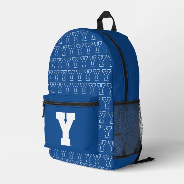 Brigham Young University | Y Logo Printed Backpack (Back Corner Right)