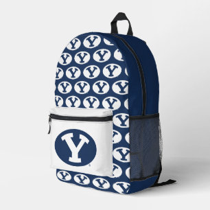 Brigham Young University Y Logo Printed Backpack