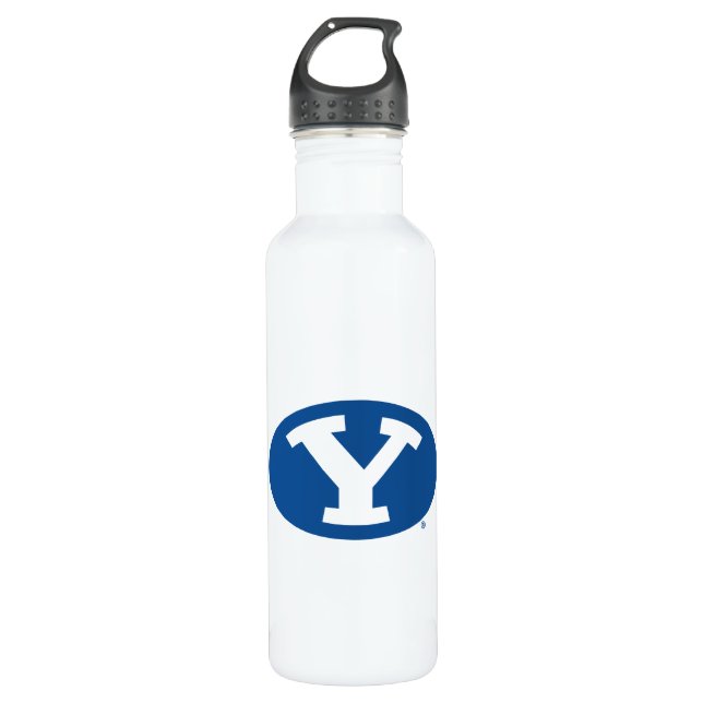 Brigham Young University Y Logo Stainless Steel Water Bottle (Front)