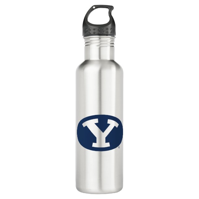 Brigham Young University Y Logo Stainless Steel Water Bottle (Front)