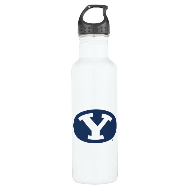 Brigham Young University Y Logo Stainless Steel Water Bottle (Front)