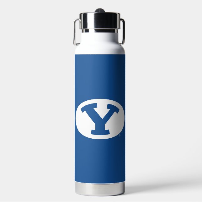 Brigham Young University Y Logo Water Bottle (Front)