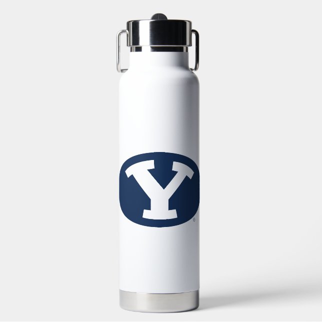 Brigham Young University Y Logo Water Bottle (Front)