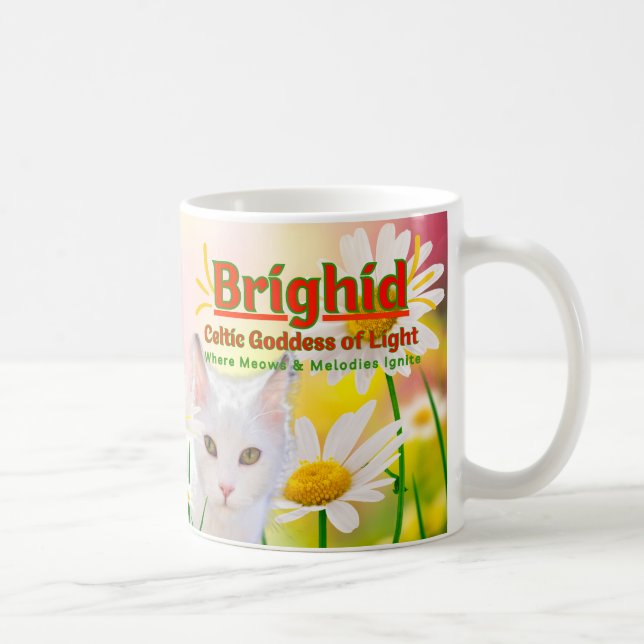 Brighid Celtic Goddess Righty Coffee Mug (Right)
