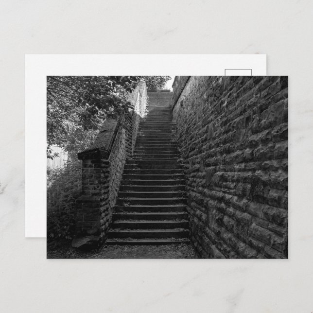 Brighouse Steps - West Yorkshire Postcard (Front/Back)