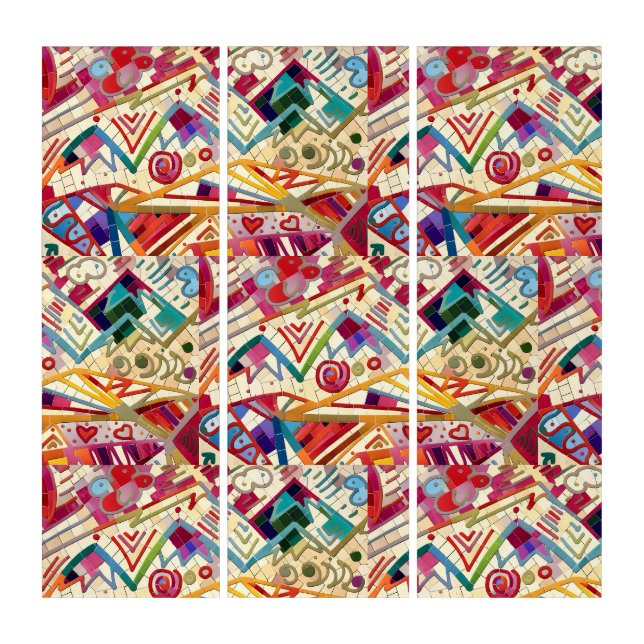 Bright Abstract Art (Front)