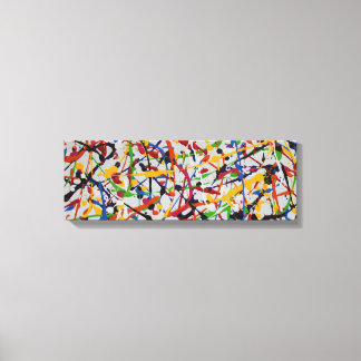 Bright Abstract Art, Color Delight 201288 Canvas Print