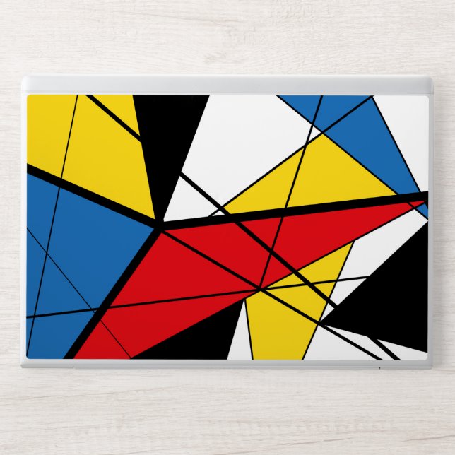 Bright Abstract Art HP Laptop Skin (Front)