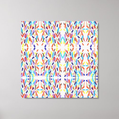 Bright Abstract Art Patterned Print