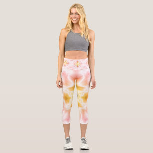 Bright Abstract Capri Leggings