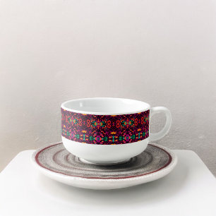 Bright Abstract Color Soup Mug
