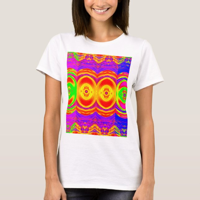 Bright Abstract Colors T-Shirt (Front)