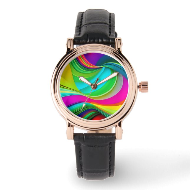 Bright Abstract Delight Watch (Front)